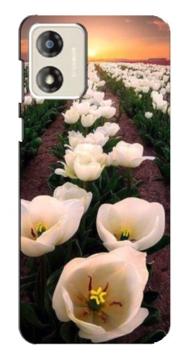 Чехол с печатью "Поле тульпанов " для Motorola MOTO G13