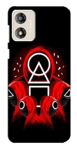 Силиконовый чехол с изображением "Солдаты с игры кальмара" для Motorola MOTO G13