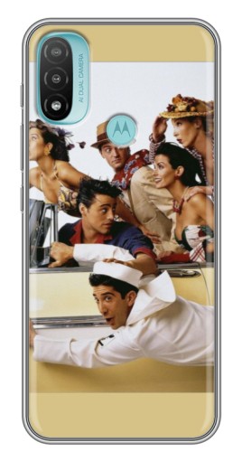 Чехол с принтом "Афиша Друзья " для Motorola MOTO E40