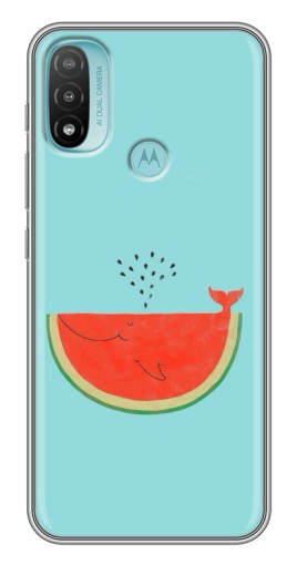 Чехол с принтом "Арбуз кит" для Motorola MOTO E40