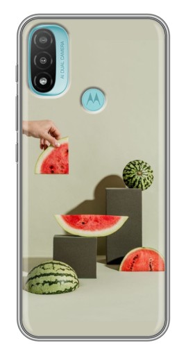 Чехол с картинкой "Арт Арбузы" для Motorola MOTO E40