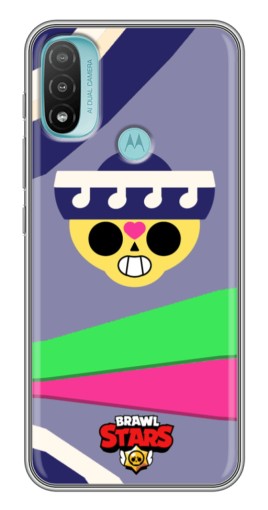 Силиконовый чехол с изображением "Арт Poco" для Motorola MOTO E40