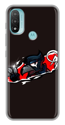 Чехол с принтом "Ассасин Ворон" для Motorola MOTO E40