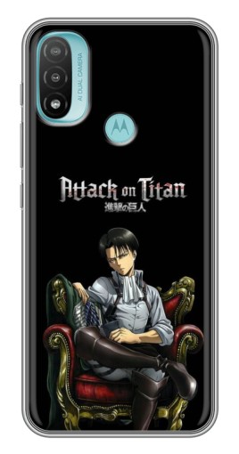 Чехол с печатью "Атака на Титанов" для Motorola MOTO E40