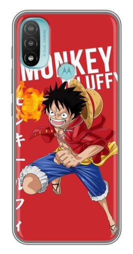 Чехол с печатью "Атакующий D Luffy" для Motorola MOTO E40