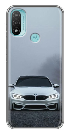 Чехол с принтом "БМВ в тумане" для Motorola MOTO E40