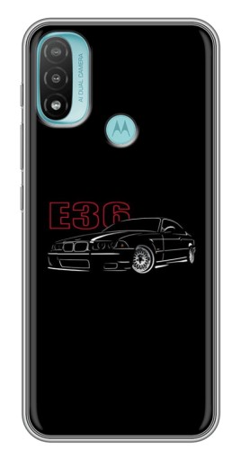 Силиконовый чехол с изображением "BMW E36" для Motorola MOTO E40