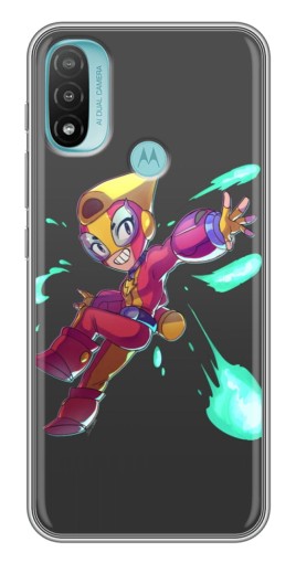 Силиконовый чехол с изображением "Боец MAX" для Motorola MOTO E40