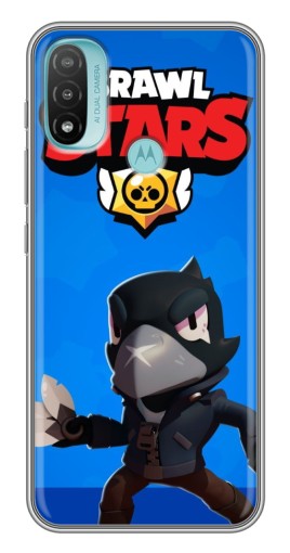Чехол с картинкой "Боевой Crow" для Motorola MOTO E40