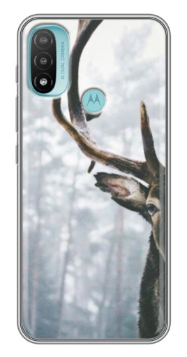 Чехол с принтом "Большой олень" для Motorola MOTO E40