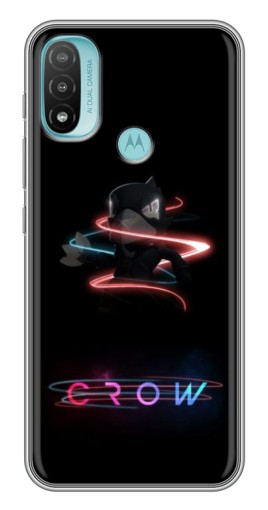 Силиконовый чехол с изображением "Brawl Crow" для Motorola MOTO E40