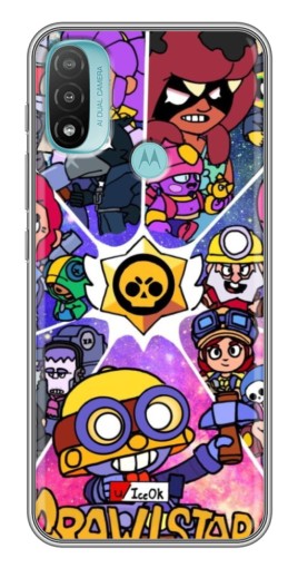 Чехол с принтом "Brawl заставка" для Motorola MOTO E40