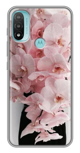 Чехол с печатью "Букет орхидеи" для Motorola MOTO E40