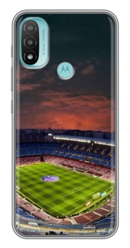 Чехол с принтом "Камп Ноу" для Motorola MOTO E40