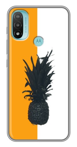 Чехол с печатью "Черный Ананас" для Motorola MOTO E40