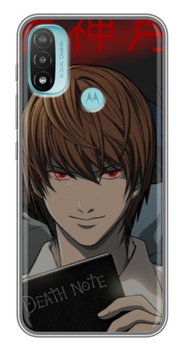 Чехол с принтом "Death Note" для Motorola MOTO E40