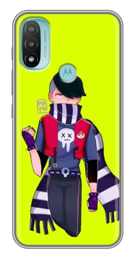 Чехол с печатью "edgard brawl stars" для Motorola MOTO E40