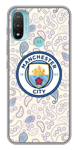 Чехол с принтом "Эмблема Ман Сити" для Motorola MOTO E40