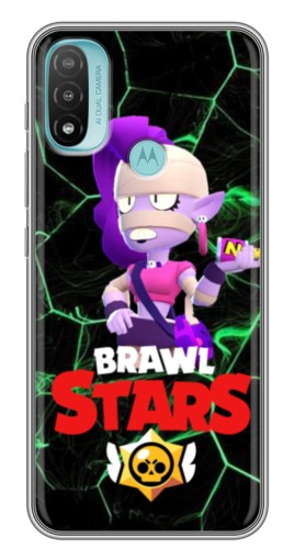 Силиконовый чехол с изображением "Emz Brawl Stars" для Motorola MOTO E40