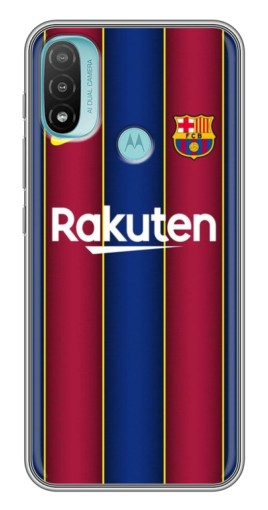 Чехол с картинкой "Форма Барселоны" для Motorola MOTO E40