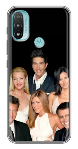 Чехол с принтом "Фото Друзья" для Motorola MOTO E40