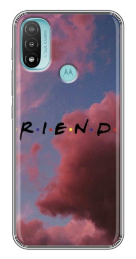 Силиконовый чехол с изображением "Friends" для Motorola MOTO E40