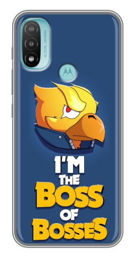 Чехол с принтом "Gold Boss" для Motorola MOTO E40