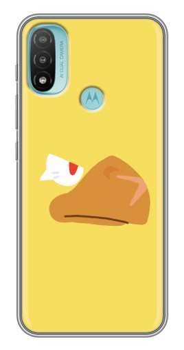 Чехол с принтом "Gold Crow" для Motorola MOTO E40