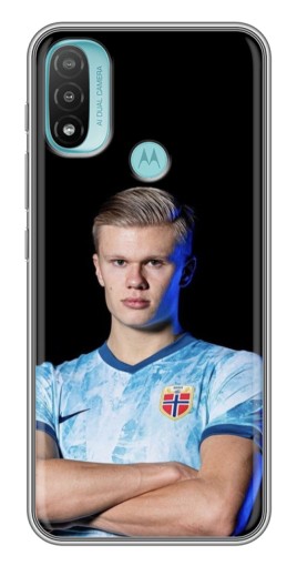 Силиконовый чехол с изображением "Холанд Норвежец" для Motorola MOTO E40