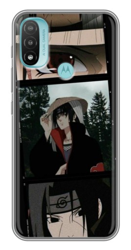 Силиконовый чехол с изображением "Итачи на фото" для Motorola MOTO E40