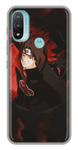 Чехол с картинкой "Итачи в плаще" для Motorola MOTO E40