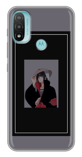Чехол с печатью "Итачи в рамке" для Motorola MOTO E40