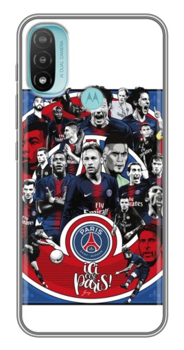 Чехол с принтом "Команда PSG" для Motorola MOTO E40