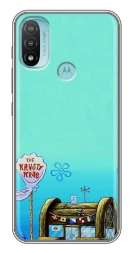 Чехол с принтом "Krusty Krab" для Motorola MOTO E40