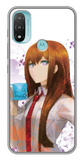 Чехол с печатью "Курису с чашкой" для Motorola MOTO E40