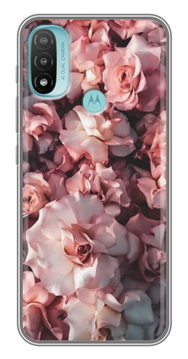Чехол с картинкой "Куст роз" для Motorola MOTO E40
