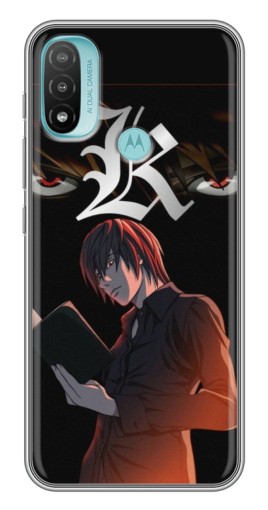 Чехол с принтом "Лайт Ягами Death Note" для Motorola MOTO E40