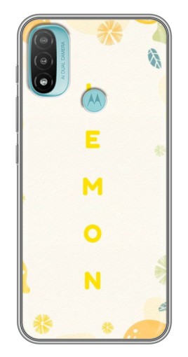 Чехол с картинкой "Lemon" для Motorola MOTO E40