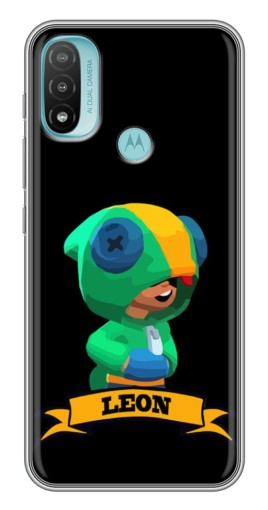 Чехол с принтом "LEON" для Motorola MOTO E40