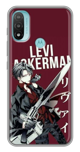Чехол с печатью "levi Ackerman" для Motorola MOTO E40