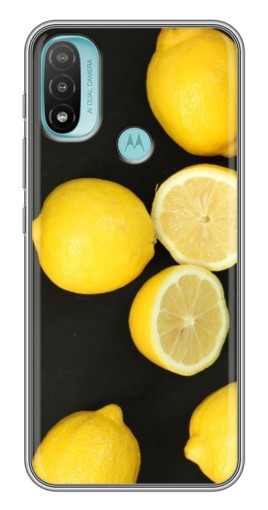 Чехол с печатью "Лимонный стиль" для Motorola MOTO E40