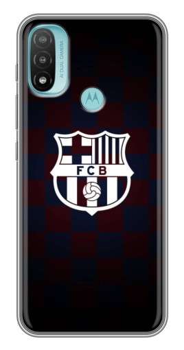 Силиконовый чехол с изображением "Лого FCB" для Motorola MOTO E40