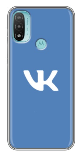 Чехол с картинкой "Лого ВК" для Motorola MOTO E40