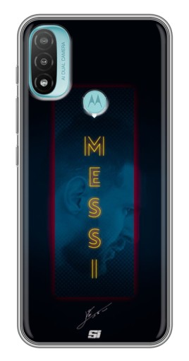 Силиконовый чехол с изображением "Логотип Месси" для Motorola MOTO E40