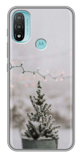 Чехол с печатью "Маленькая елка" для Motorola MOTO E40