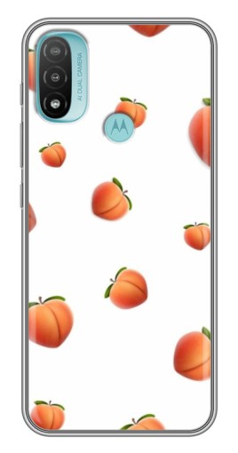 Силиконовый чехол с изображением "Маленькие персики" для Motorola MOTO E40