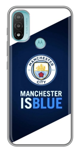 Чехол с печатью "Manchester is Blue" для Motorola MOTO E40