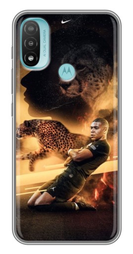 Чехол с печатью "Мбаппе пантера" для Motorola MOTO E40