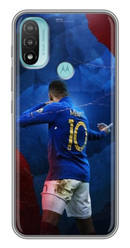 Чехол с принтом "Мбаппе в Франции" для Motorola MOTO E40