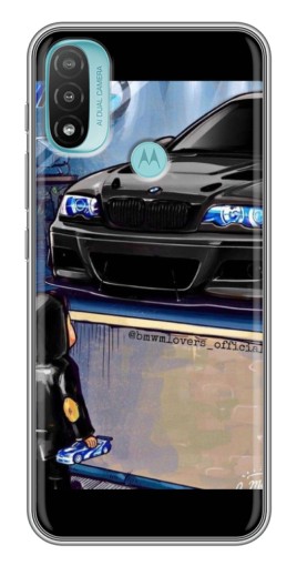 Силиконовый чехол с изображением "Мечта мальчика" для Motorola MOTO E40